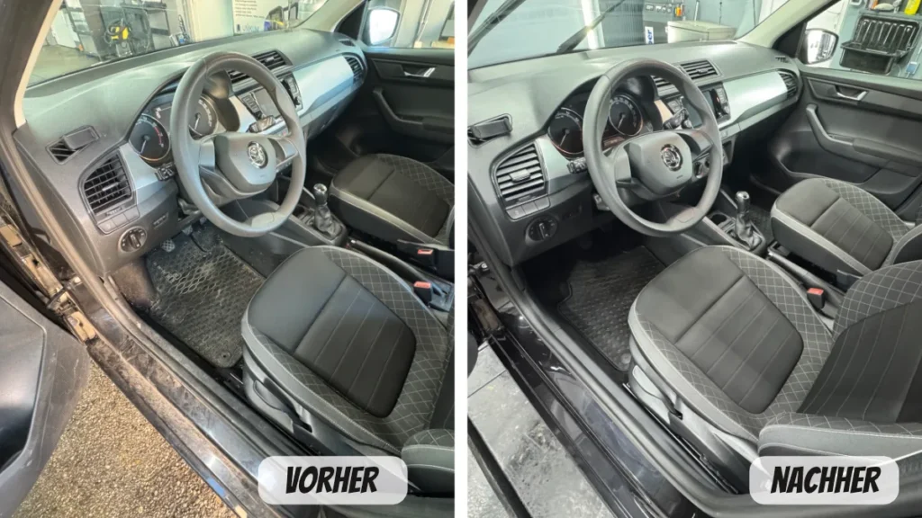Golf 5 Aufbereitung vorher - nachher